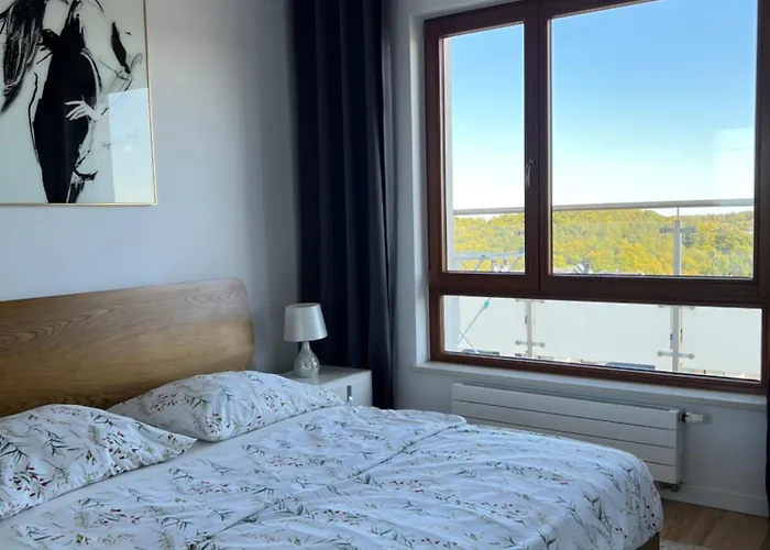 Lägenhet Ekskluzywny Z Widokiem Na Morze, 5km Do Centrum Sopotu 4km Do Orlowa